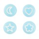 Acrylic beads Icon mix Pastel blue